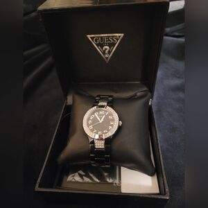 Guess Black and Silver Watch